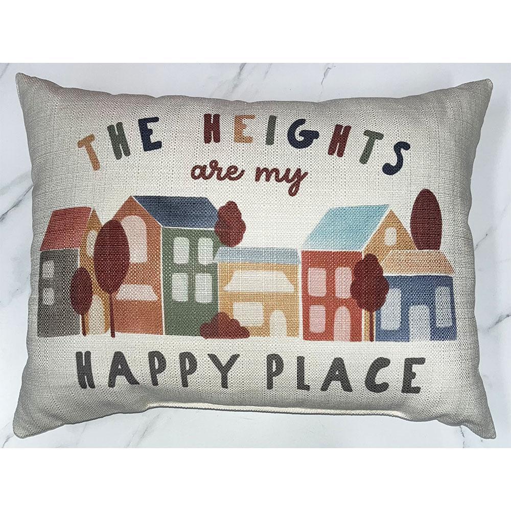 Dreamy Hometown Happy Place Pillow - The Heights