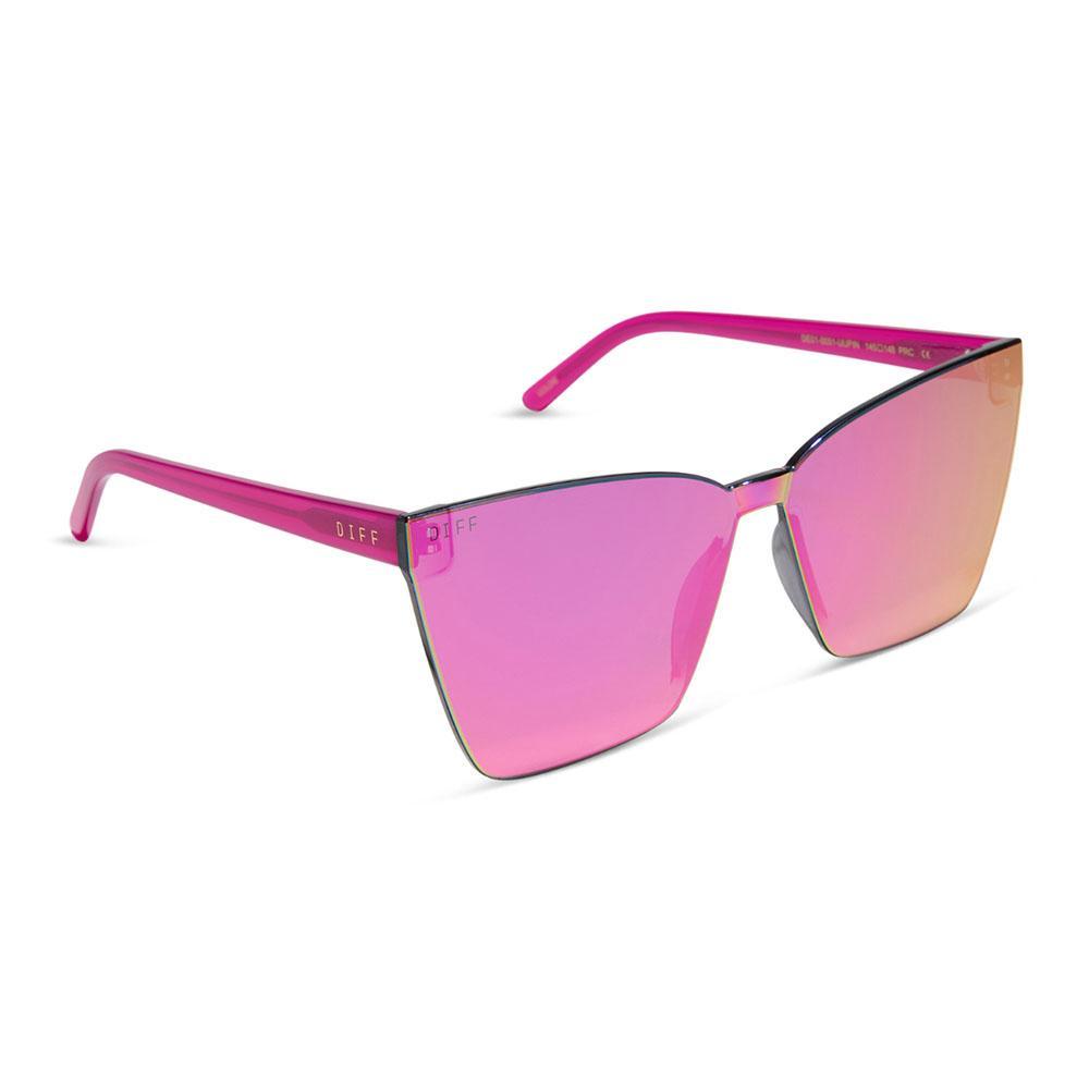 Goldie Bright Tulip + Pink Rush Mirror Sunglasses