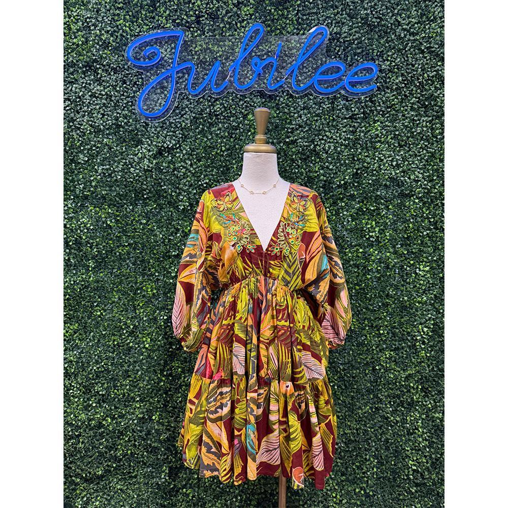 Vogue Coffee Mini Dress