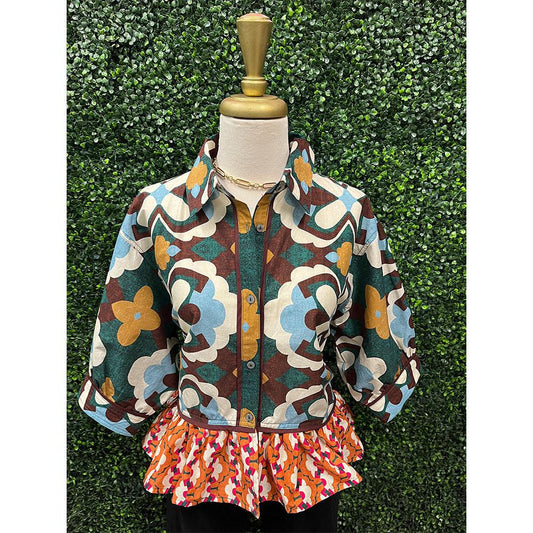 Jovia Button Up Blouse