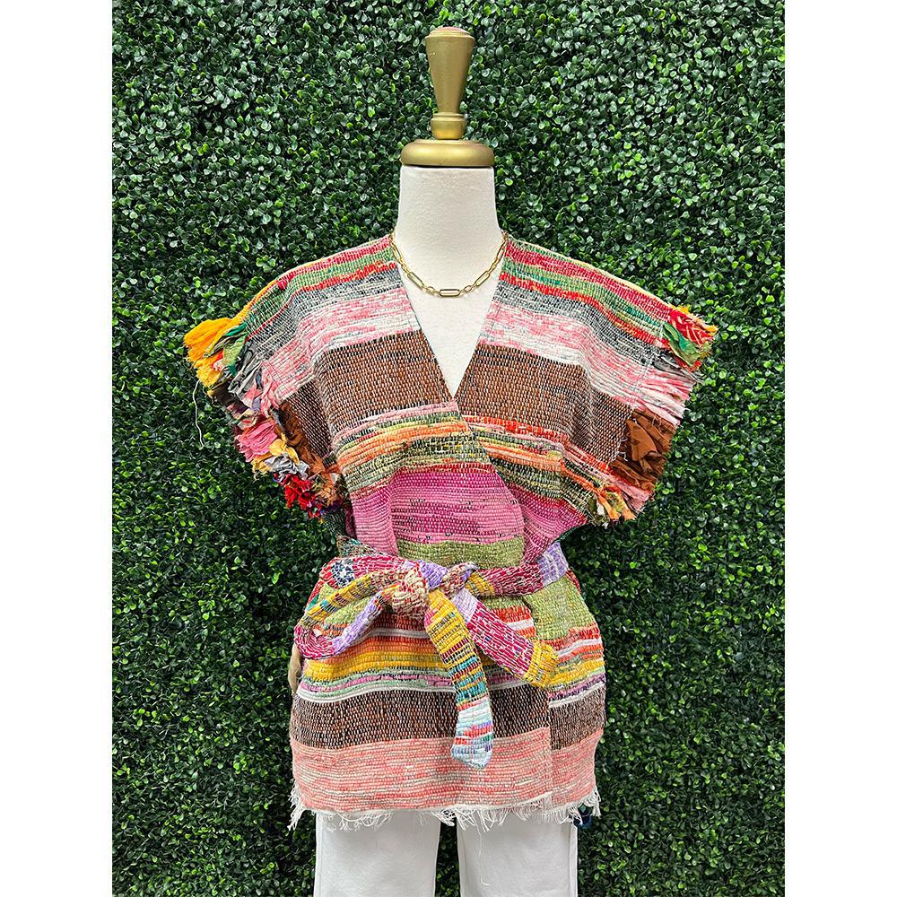 Billi Multi-Colored Vest Top