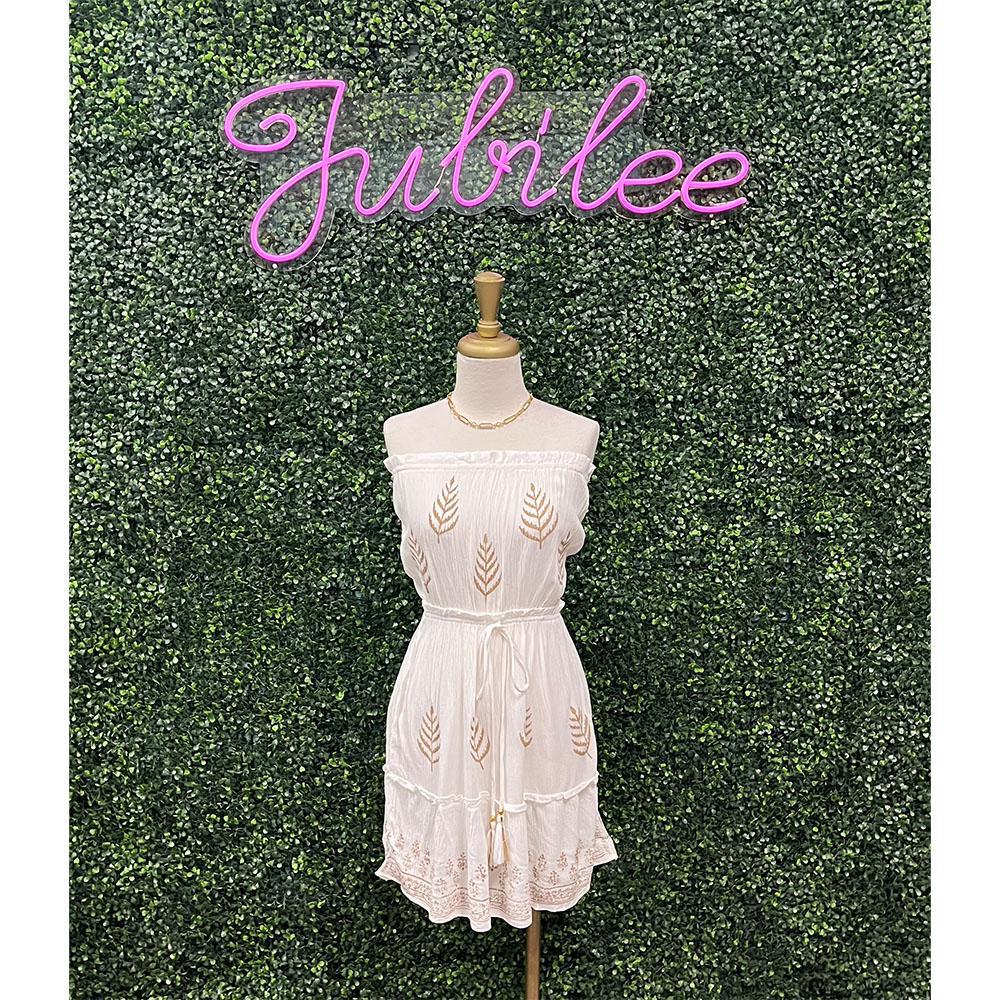 Marnie White Strapless Dress
