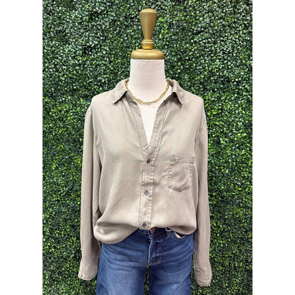 Galina Shirt in Vetiver