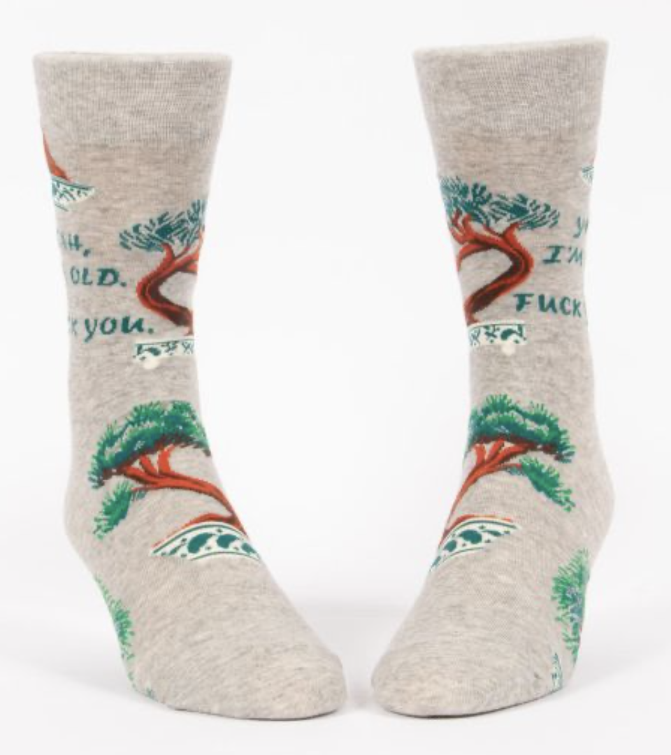 Yeah, I'm Old. F*ck You Men's Socks by Blue Q