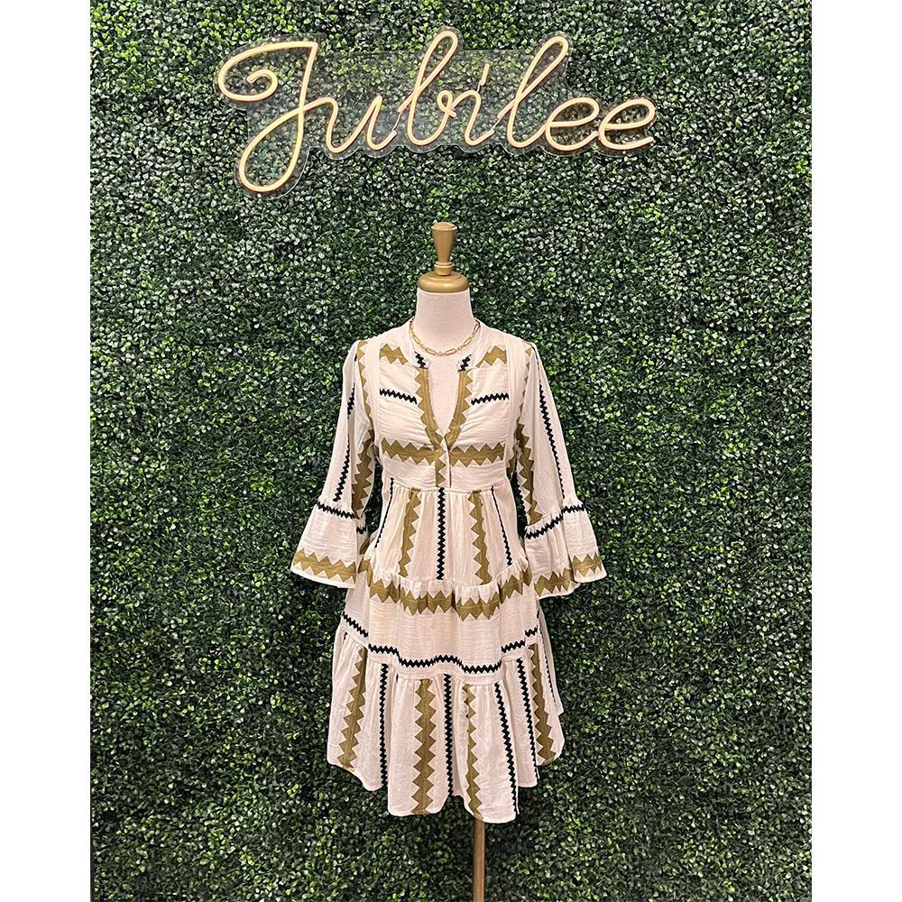 Dempsey Jacquard Short Dress