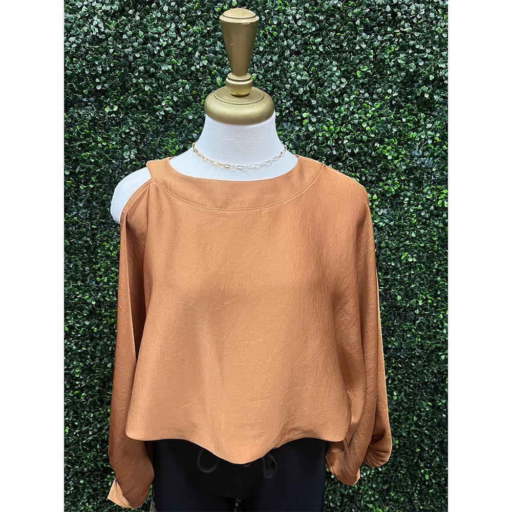 Dassa Latte Asymmetrical Top