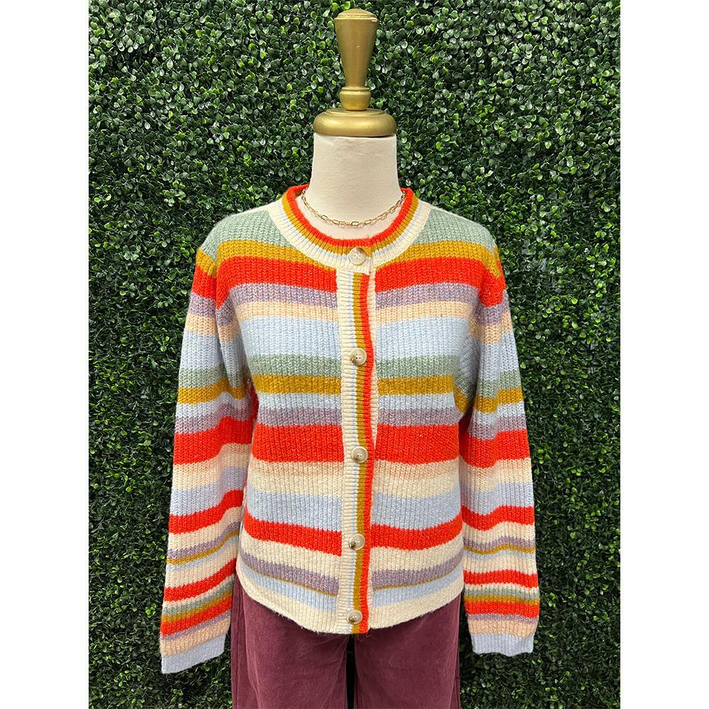 Julie Striped Cardigan
