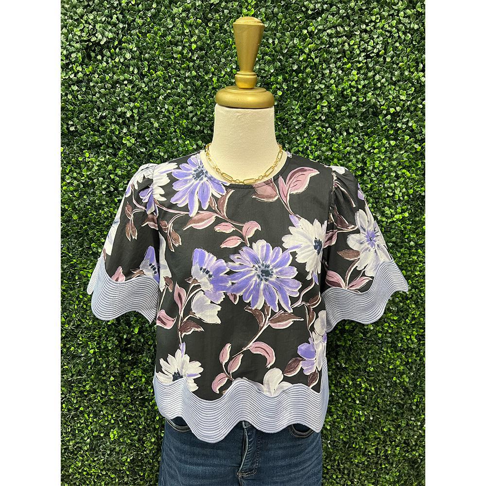 Lulani Night Flower Top