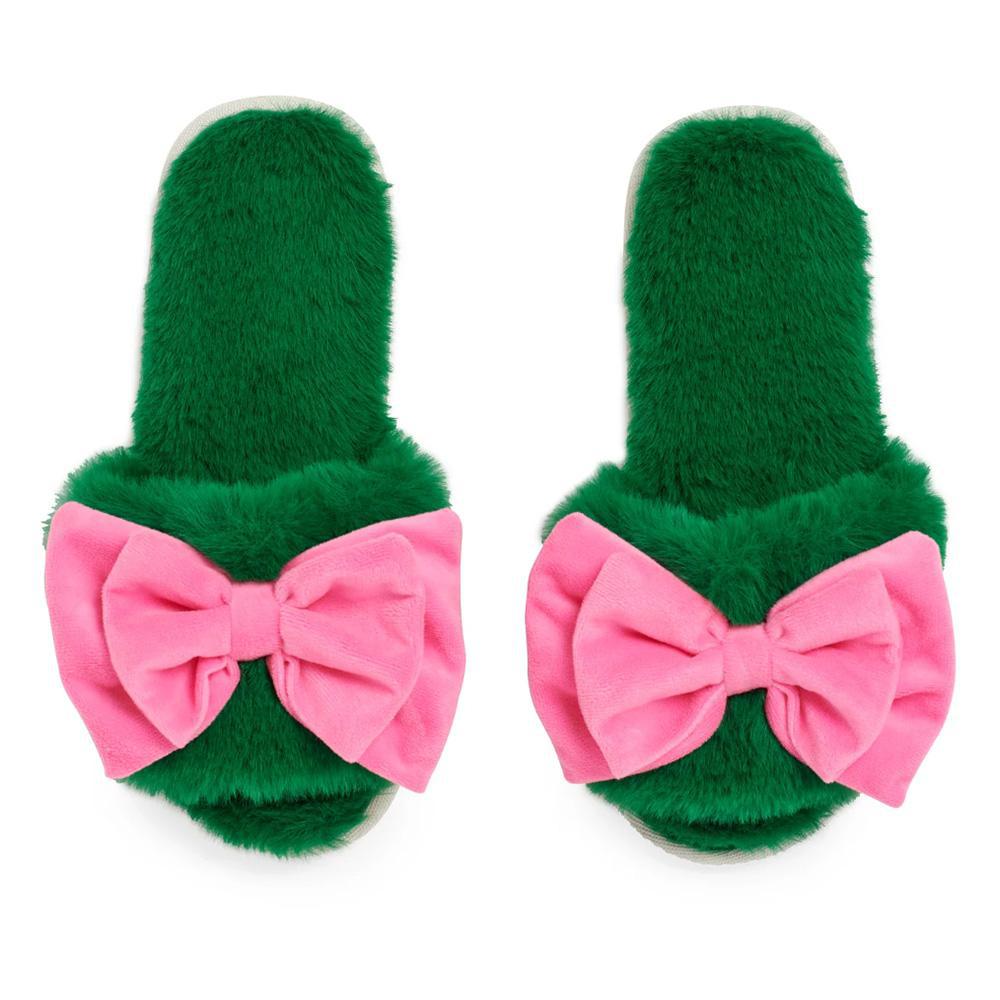 Noelle Green Slippers
