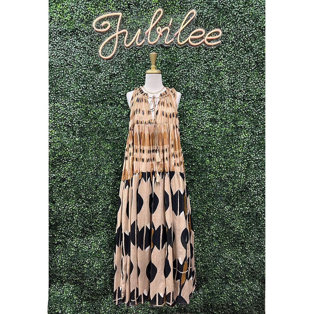 Graciela Panama Maxi Halter Dress