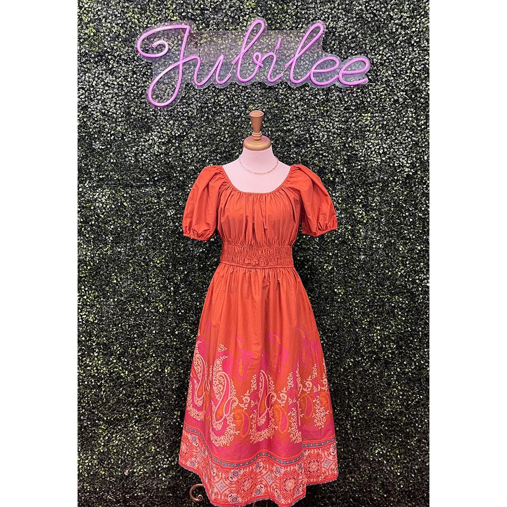 Kiva Rust Midi Dress