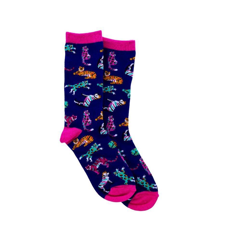 Midnight Roar Tall Sock