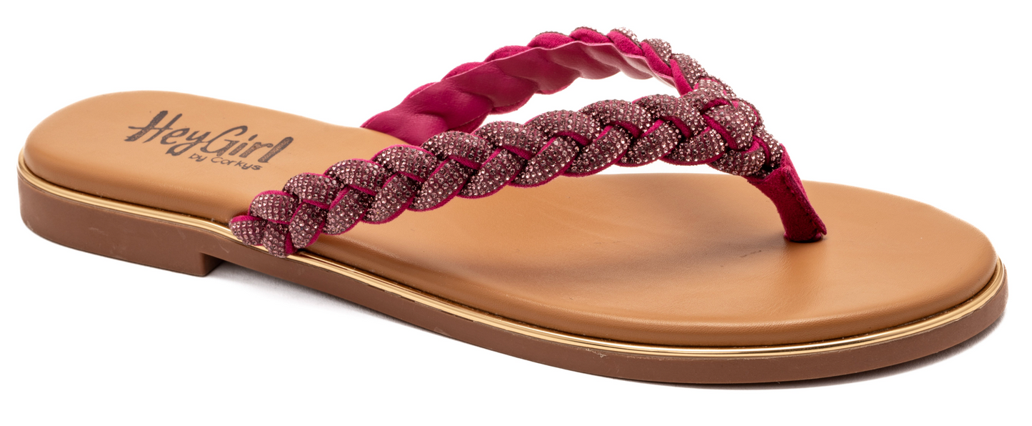 Pinky Promise Sandals In Fuchsia
