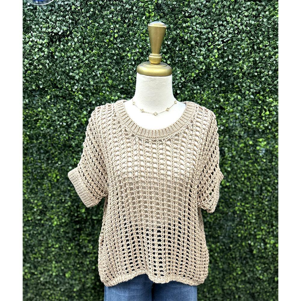 Camel Lila Chunky Knit Sweater