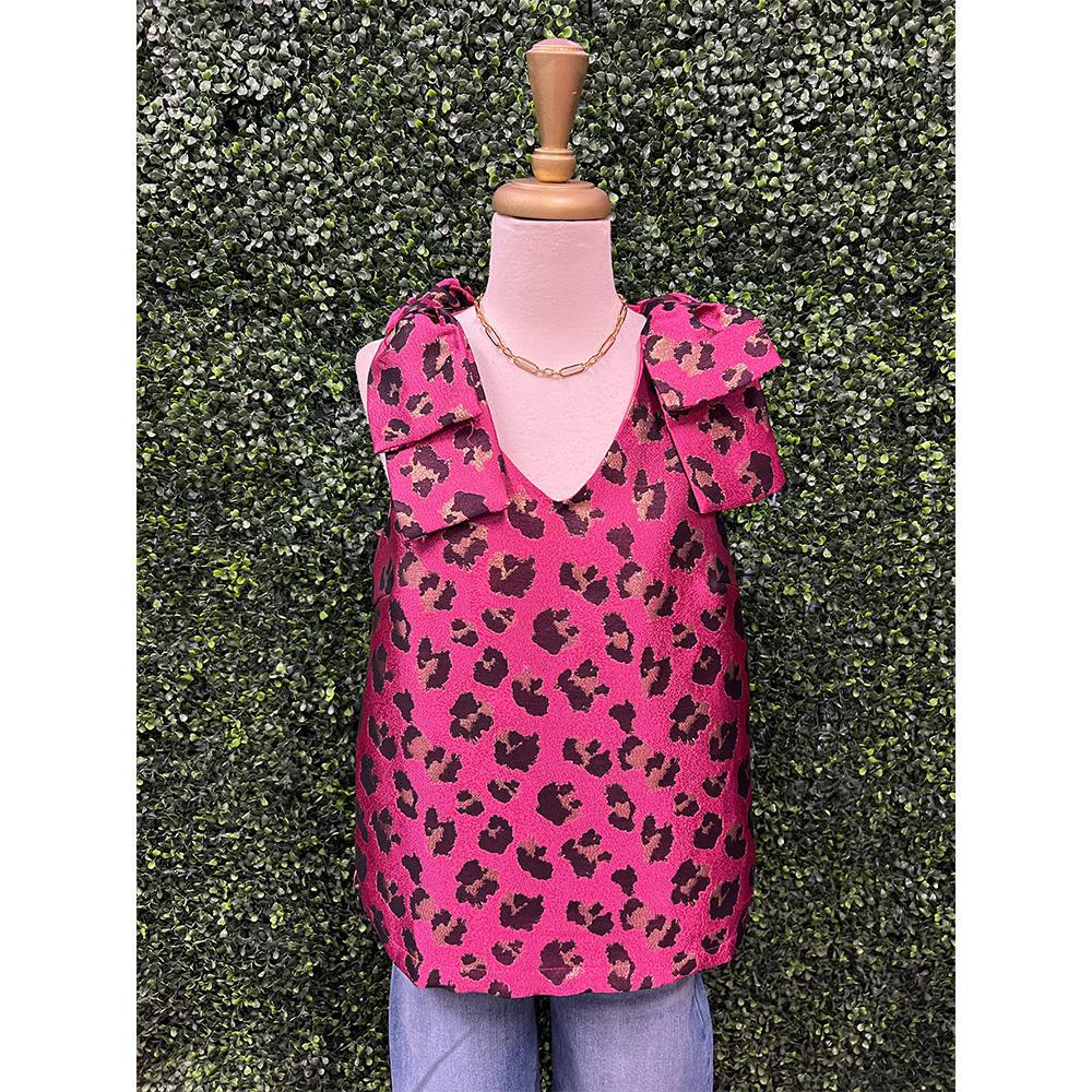 Moxlan Pink Cheetah Top