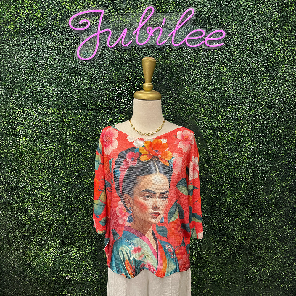 Frida Kahlo Knit Sweater