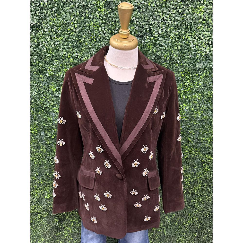 Beeatrice Chocolate Blazer