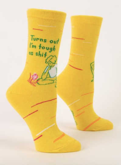 Tough As Shit Womens Socks By BlueQ