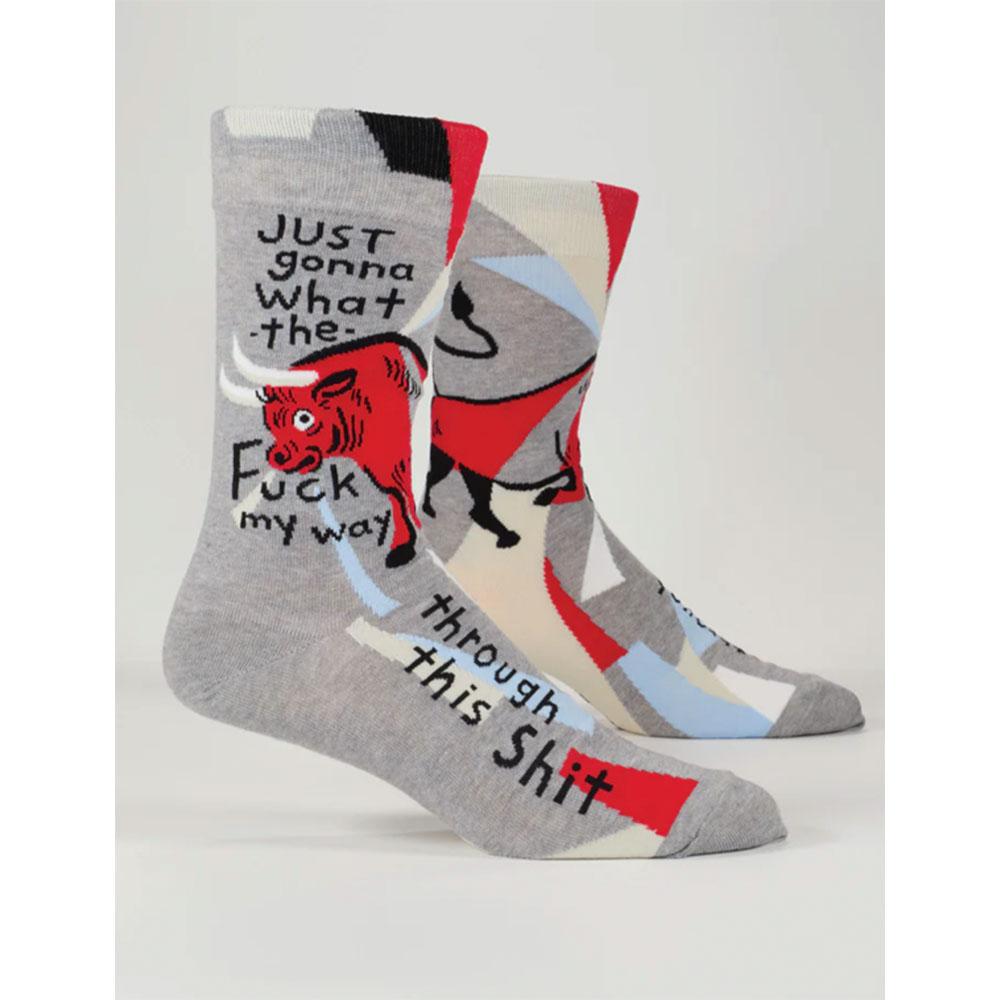 Just Gonna What The Fuck My Way Through This Shit M-Crew Socks