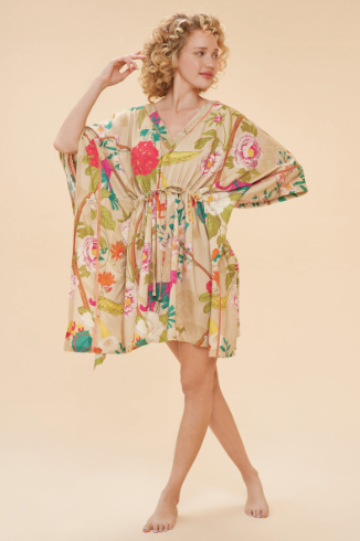 Beach Cover Up - Tropical Flora & Fauna, Coconut