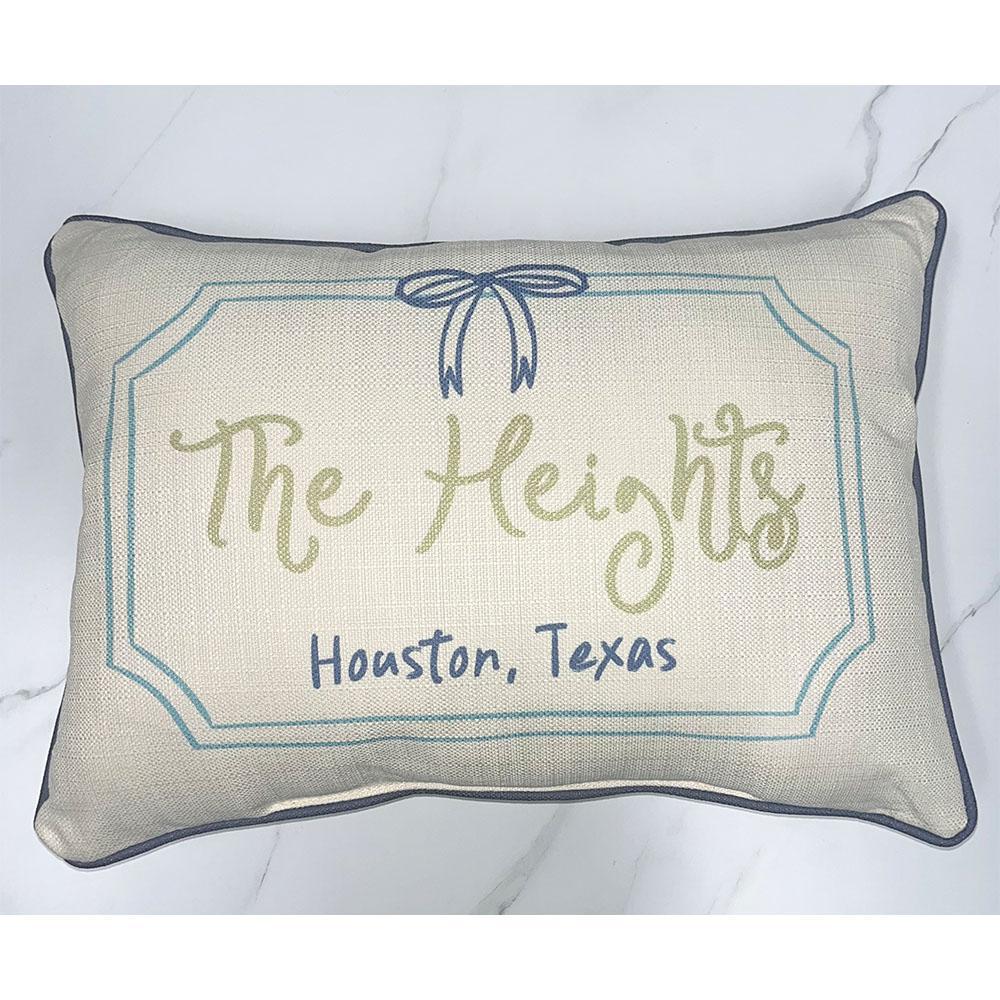 Ribbon Frame "The Heights" Pillow