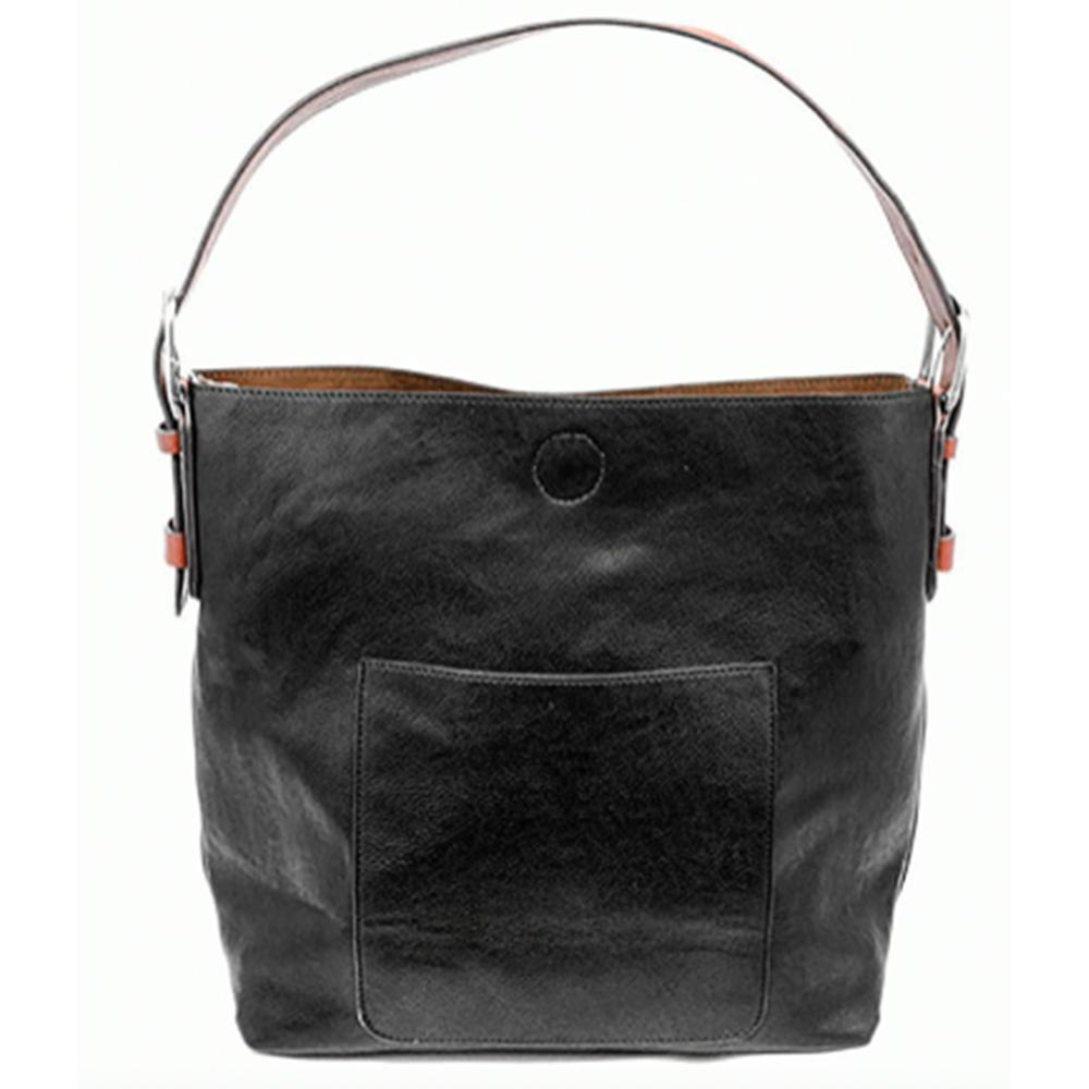 Classic Hobo Bag - Black / Cedar