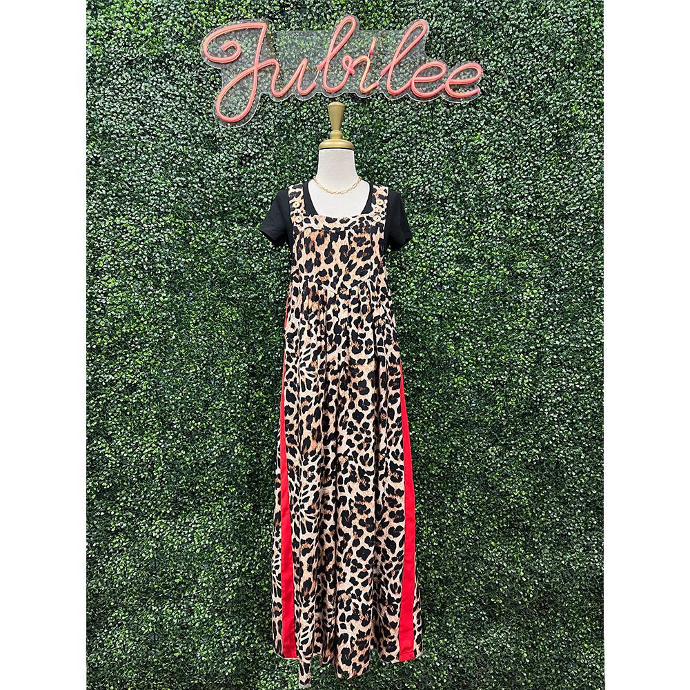 Lidie Leopard Overalls