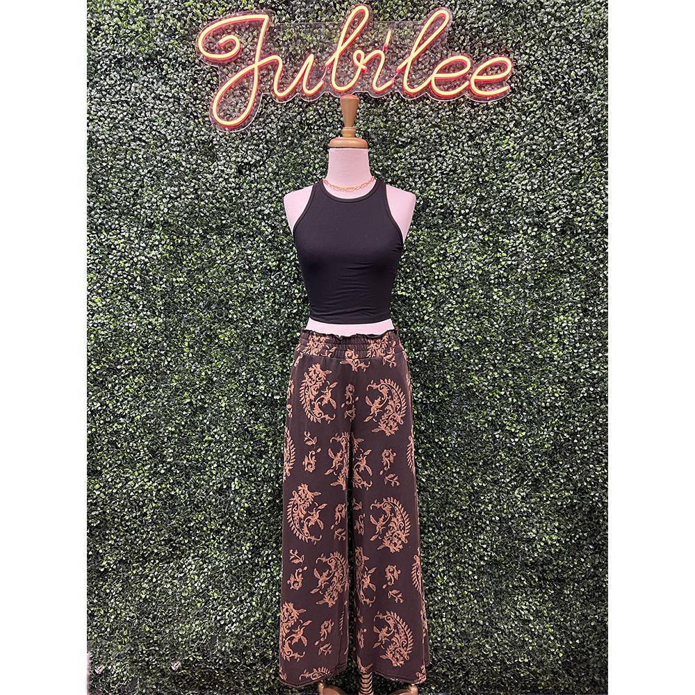 Xanthe Paisley Print Pants
