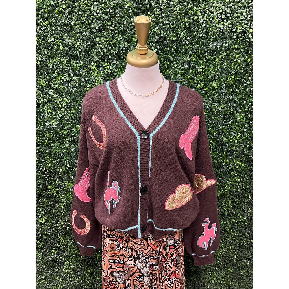 Hope Glitter Bronco Cardigan