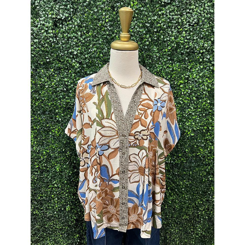 Cresseida Walnut Blouse