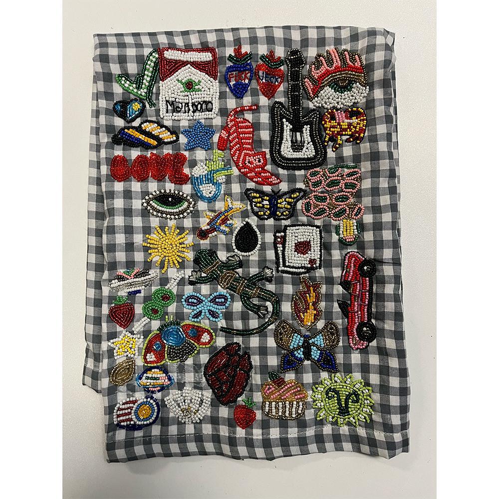 Beaded Dish Towels