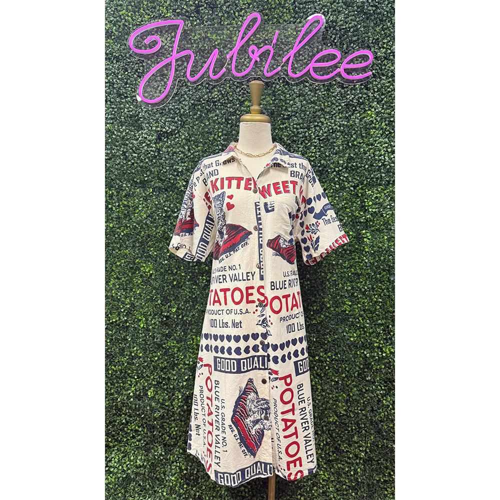 Vintage Kitten Duster