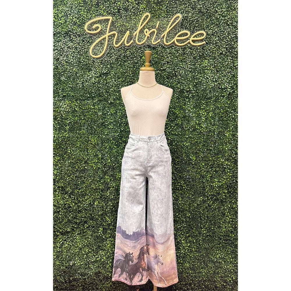 Sunset Horse Jeans