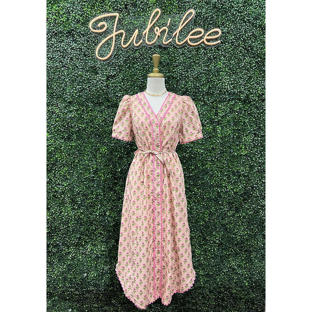 Carra Ecru Midi Dress