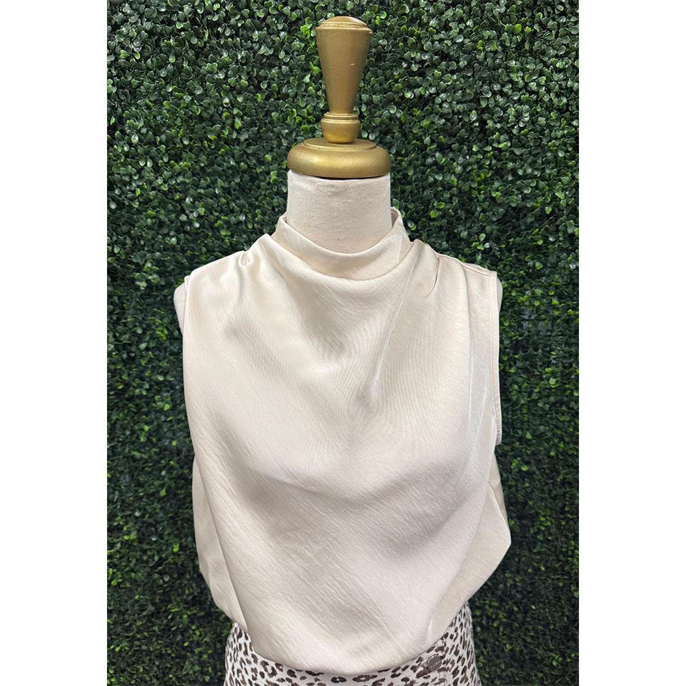 Coconut Cream Sleeveless Top