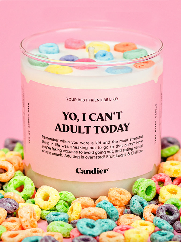 Can't Adult Today Candle