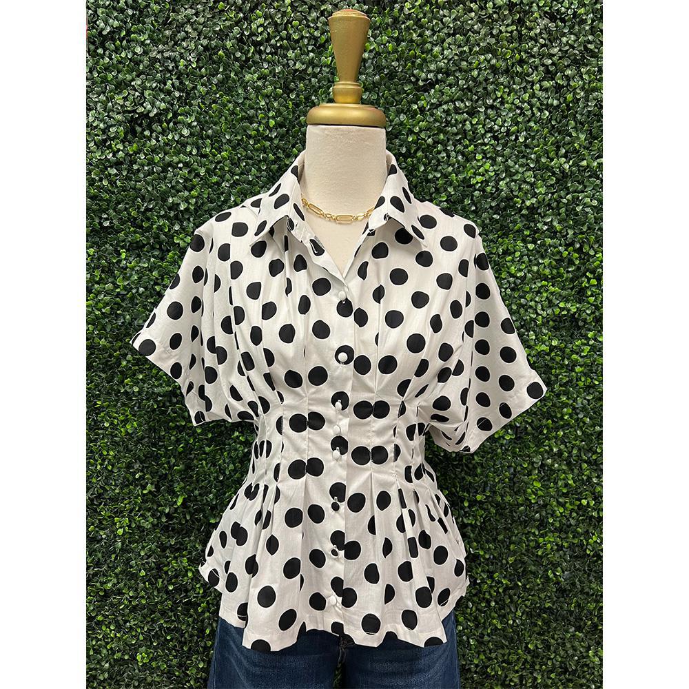 Ryla Polka Dot Top