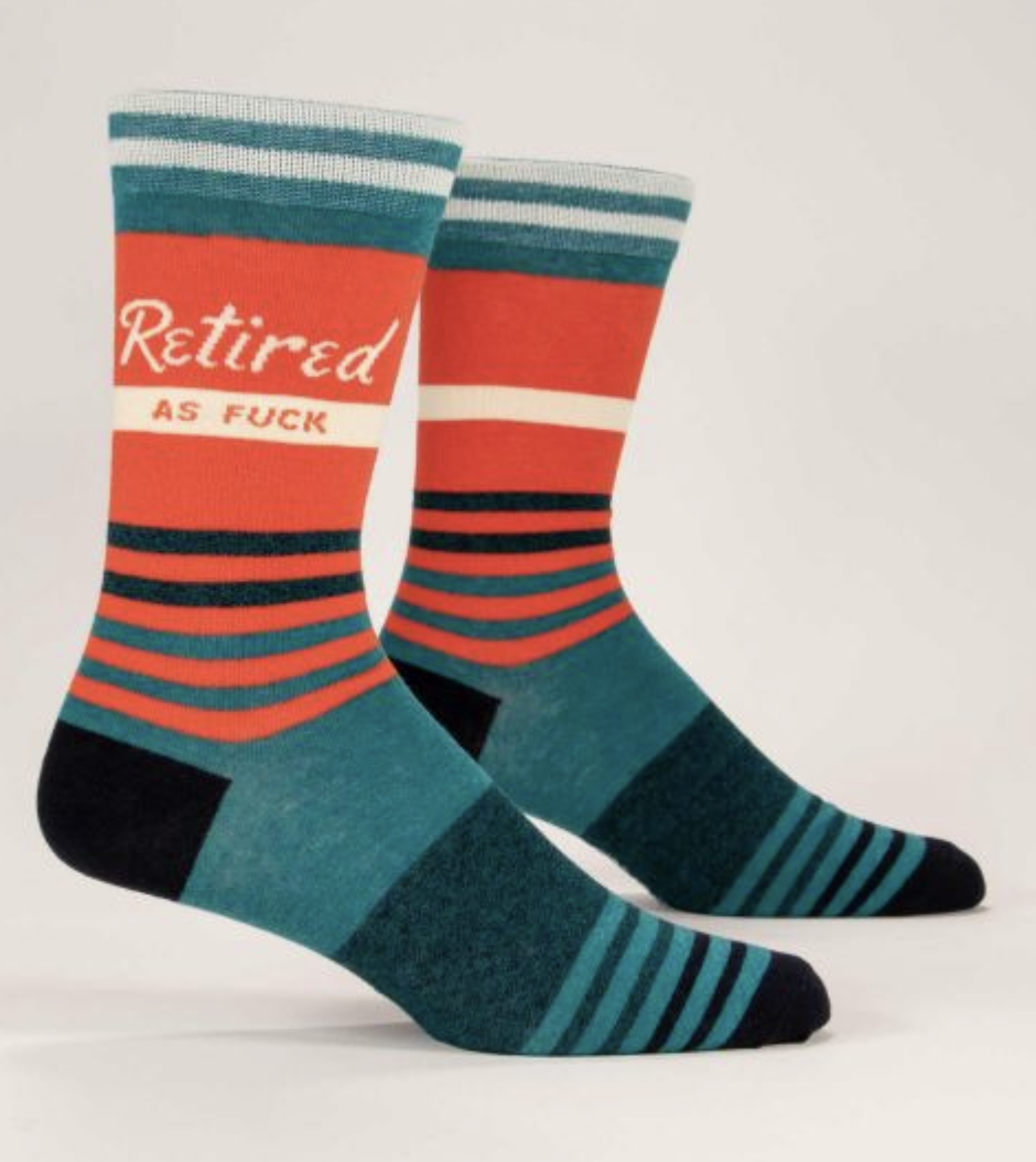 Retired As F*ck Men's Socks
