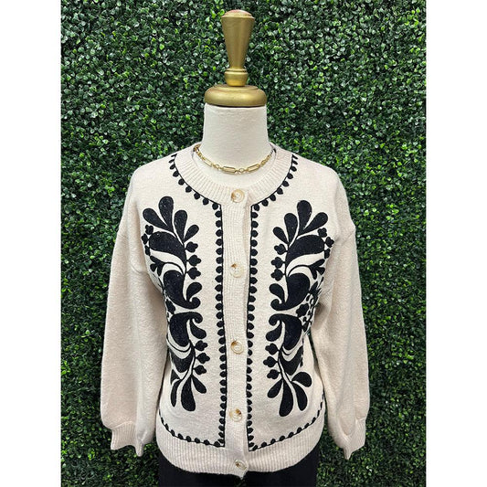 Rowan Oatmeal Cardigan
