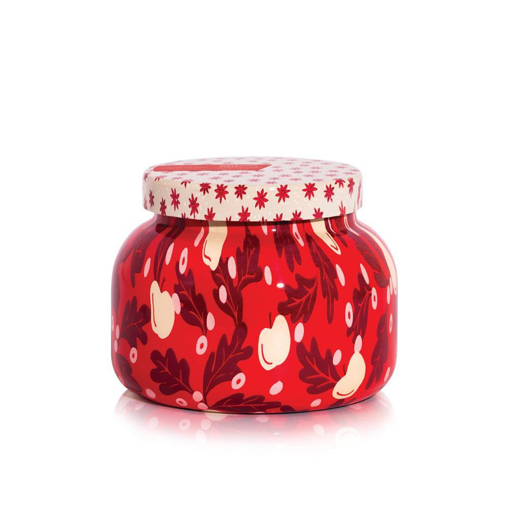 Apple Cider Social Holiday Pattern Candle