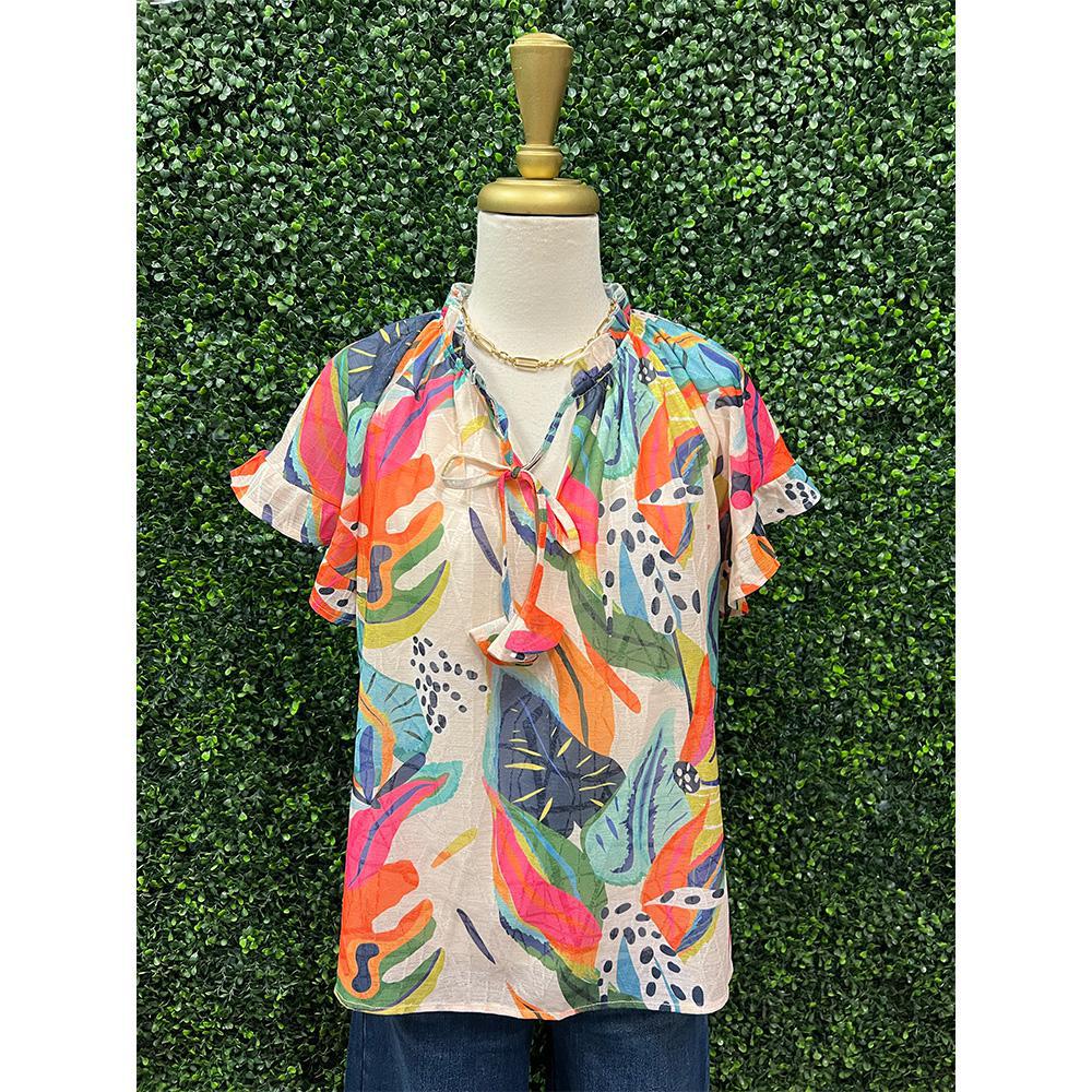 Lola Jungle Print Top