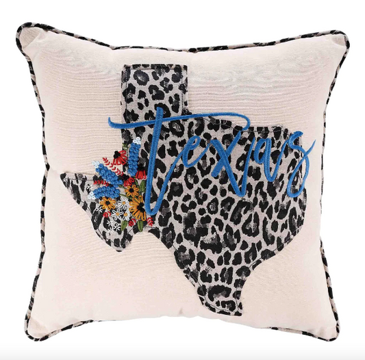 Texas Cheetah Pillow