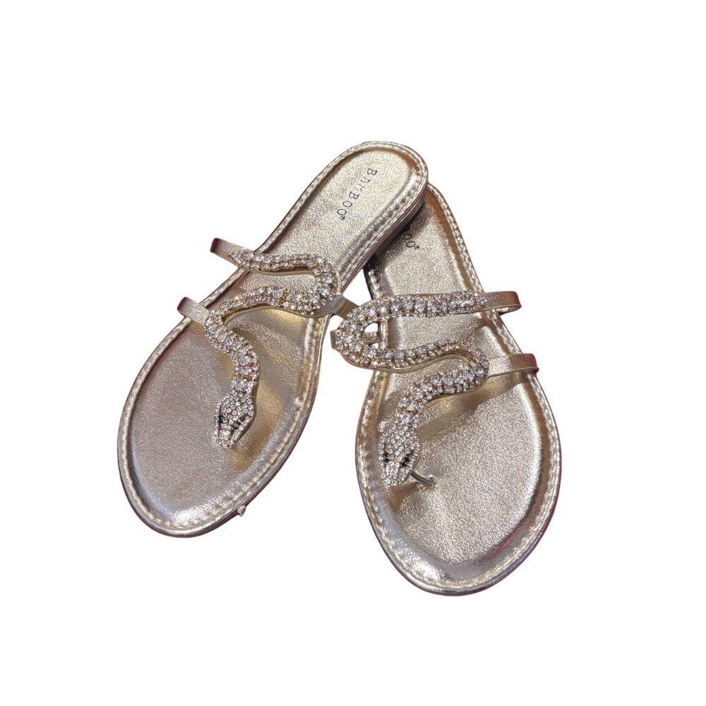 Gold Snake Sandal