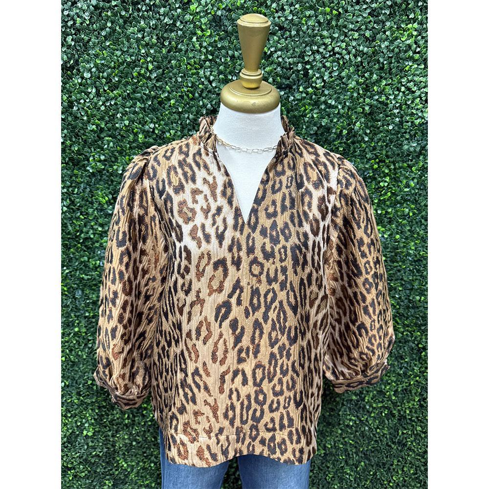 Graine Leopard Top