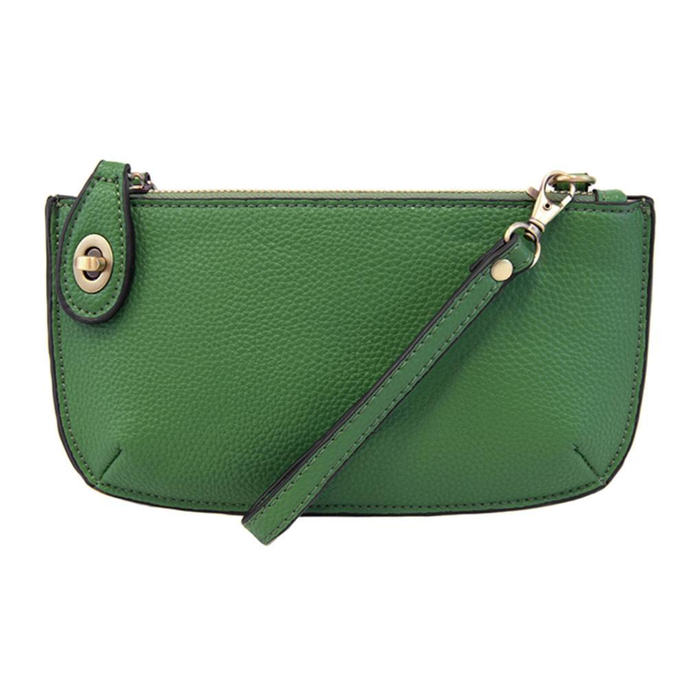 Mini Crossbody Wristlet Clutch Kelly Green
