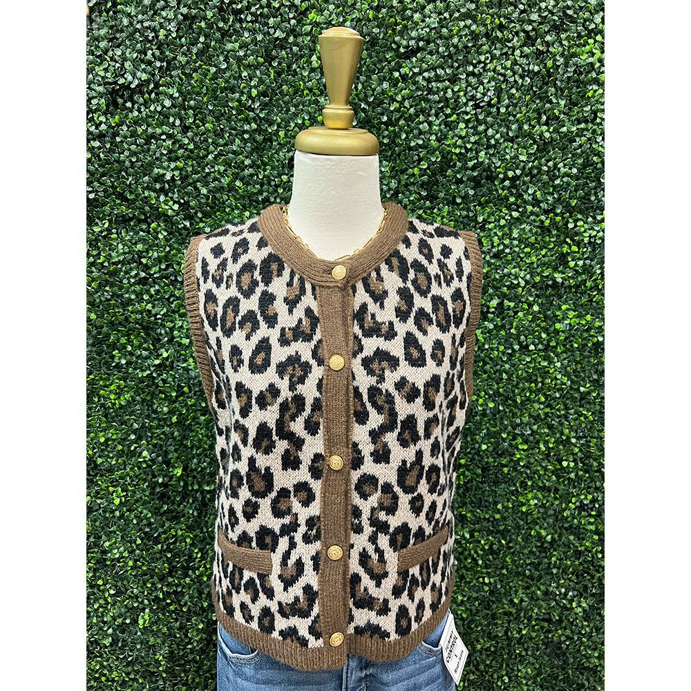 Kia Leopard Knit Sweater