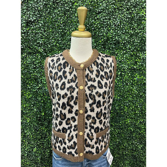 Kia Leopard Knit Sweater
