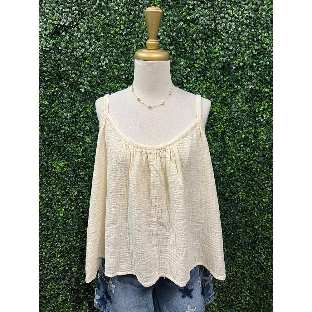 Lila Gauze Top