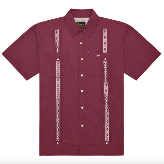 Guayabera Libre - Maroon