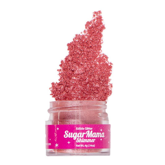 Sugar Mama Shimmer Drink Glitter - Cha Cha Red